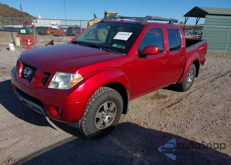 2012 Nissan Frontier Pro-4X z USA, uszkodzony, nr VIN 1N6AD0EV3CC445474